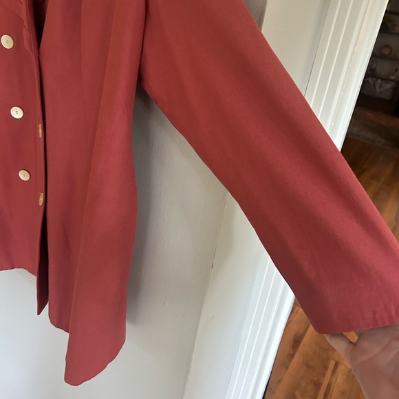 VINTAGE APART Oversized Trench Coat Double Breasted Lagenlook Artsy Whimsy Sz 24 - Picture 11 of 16